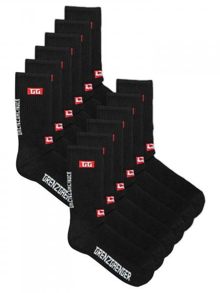 Socks (12 pairs) deep black