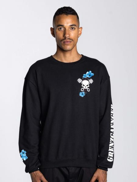 Cherry Blossom Crewneck arctic blue