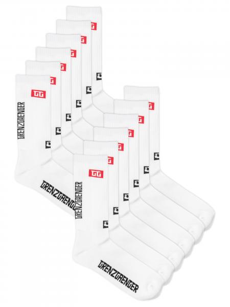 Socks (12 pairs) snow white