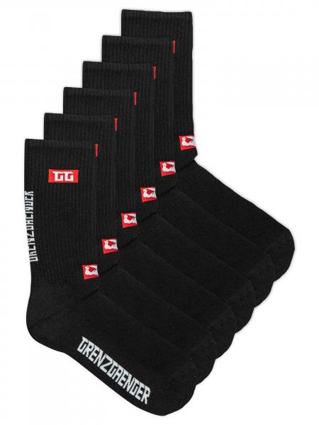 Socks (6 pairs) deep black