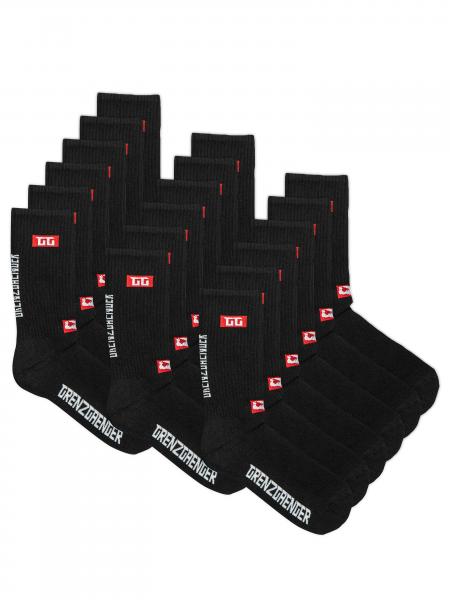 Socks (18 pairs) deep black